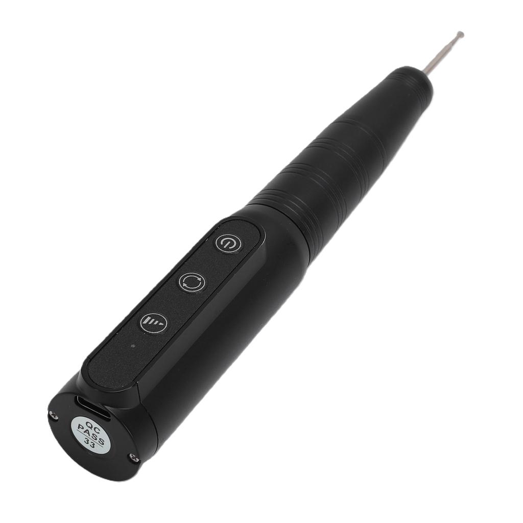 Mini Cordless Rotary Tool 3 Speed USB Charging Kit with 12 Heads Electric Grinding Pen for Sanding Polishing Drilling