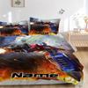 Custom Name Transformative Force Bedding 3 Piece Set HD Print Duvet Cover Pillowcases for Teens Adult Bedroom Decoration