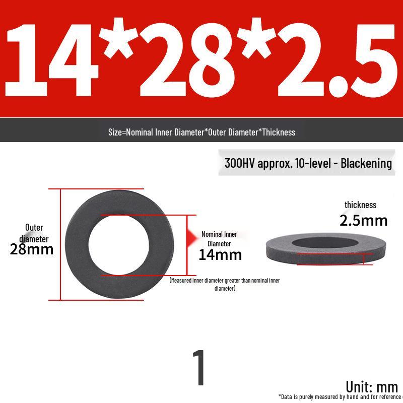 High Strength Flat Washer (Thickened & Widened) - Sizes M8 to M64