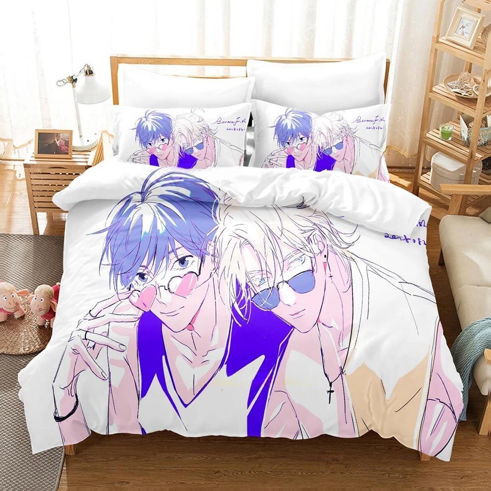 3D Druck Anime Banana Fish Bettwäsche Set Einzelbett Twin Full Queen King Size Bettset Erwachsene Kind Schlafzimmer Bettbezug Sets Heimtextilien
