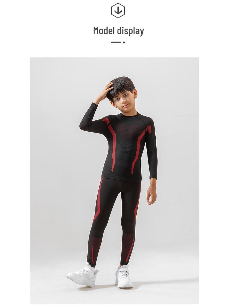 New Quick-Dry Thermal Underwear Suit for Kids & Adults - Ideal for Winter Sports & Outdoor Activities