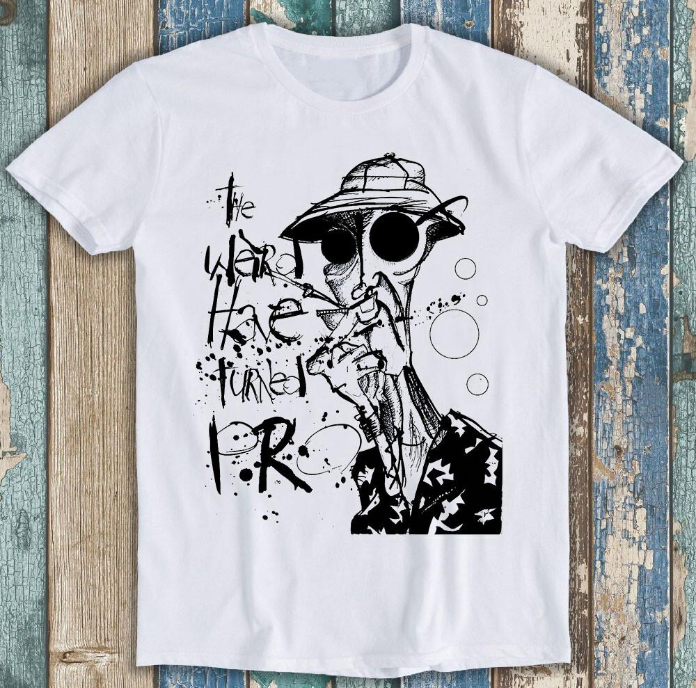 Hunter Thompson Fear Loathing Las Vegas Movie Art Funny Gift Tee T Shirt M1357