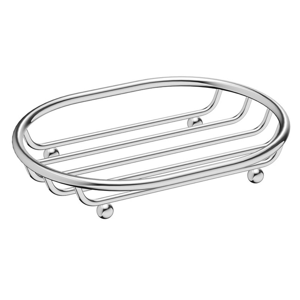 Self Draining Metal Soap Dish Anti-rust Bathroom Soap Holder Soap Filter Rack  Household