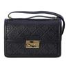 T Monogram Adjustable Strap Leather Crossbody Bag Women Bags Black 160210-001