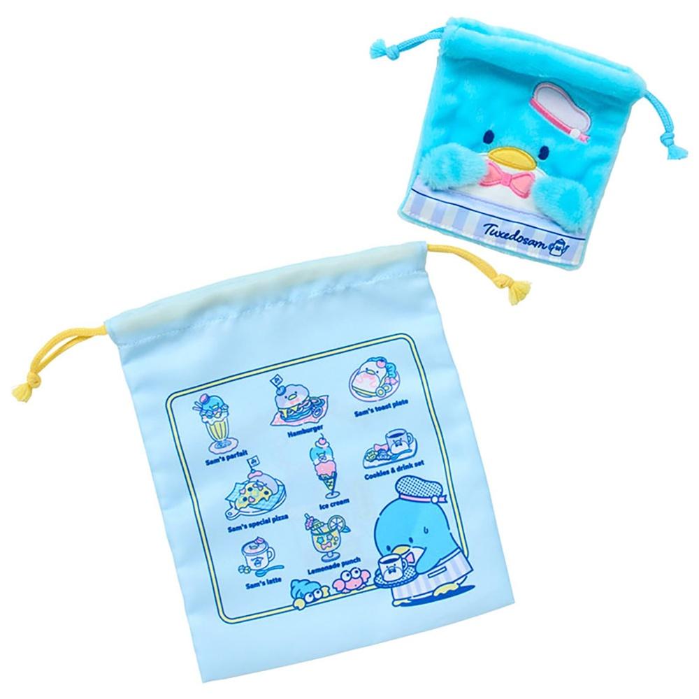 Sanrio Drawstring Set of 2 (Cafe Design) Tuxedo Sam 882828