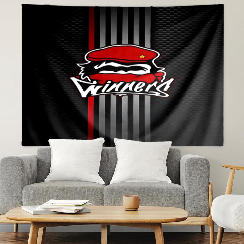 Fc Crest Design Printed Printed Tapestry, for Bedroom,Livingroom, dormitory, Large Wall Decor, Fabric Decor Fan Birthday Gifts