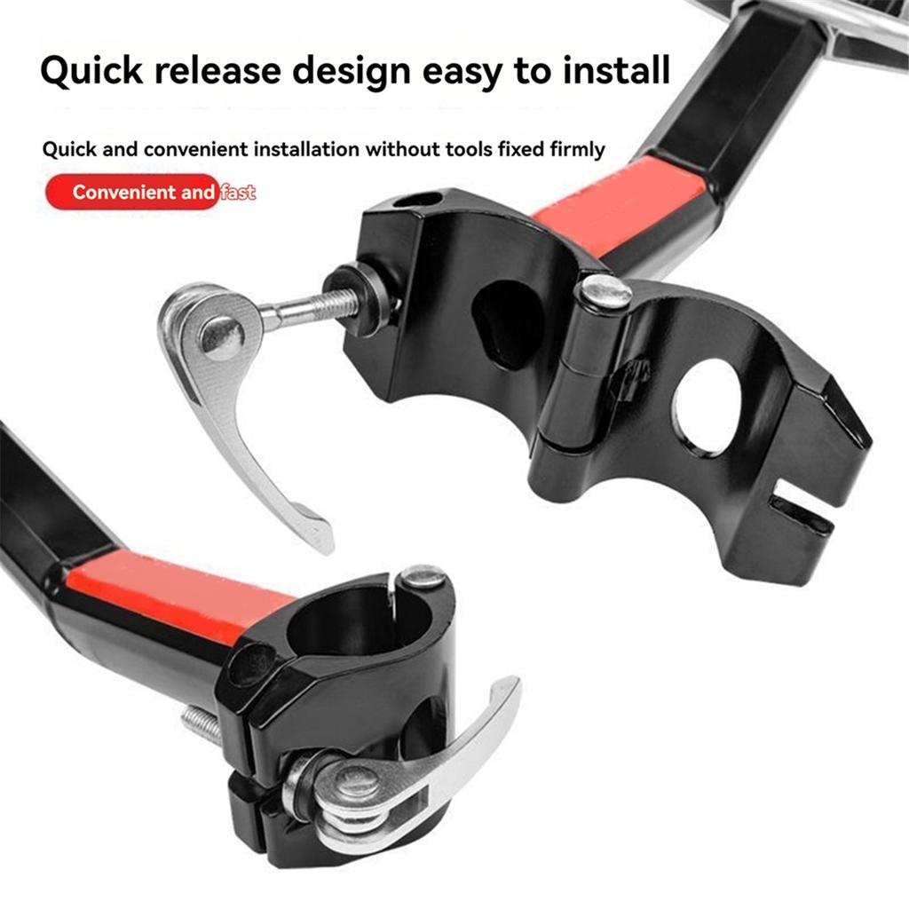 BAAU Bicycle Carrier Rack Bicycle Post Rear Shelf Mountain Road Bike Rear Mount Tail Aluminum Alloy Bag Support Black