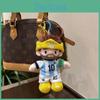 Chaveiro de Pelúcia Messi Argentina com Design de Desenho Animado Para Fãs de Futebol