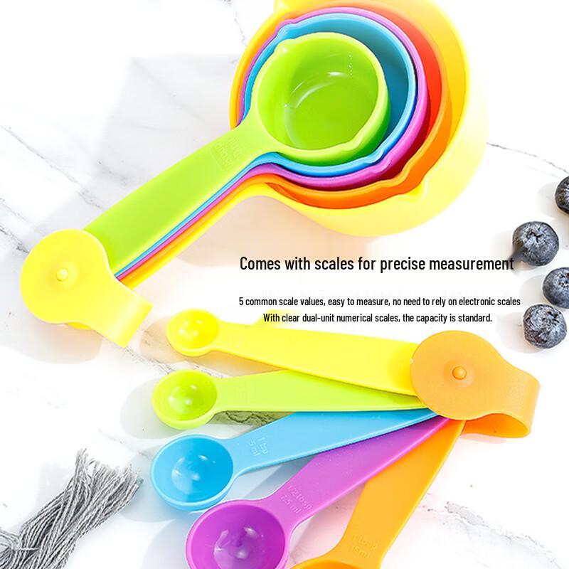 Jiwanggu Colorful 5-Piece Measuring Spoon Set