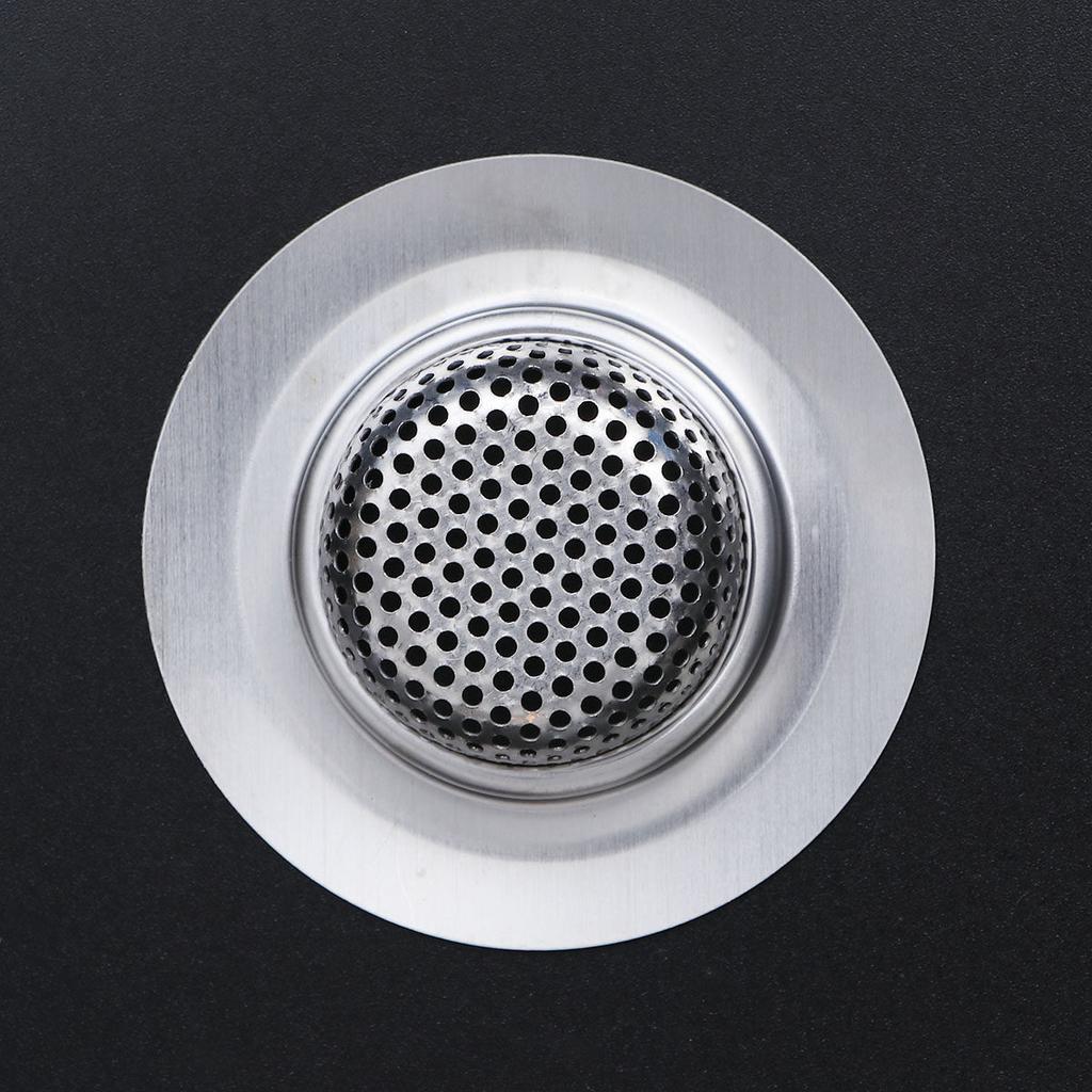 9Cm Premium Stainless Steel Kitchen Sink Strainer Oval Drain Mesh Basket Anti-Clog Easy Clean Dishwashing Food Prep Filter