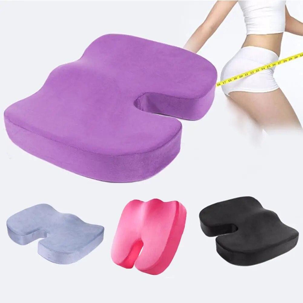 Gel Ortopedický Memory Cushion Foam U Coccyx Cestovní masáž sedadla Auto Kancelářské křeslo Protect Zdravé sezení Prodyšné