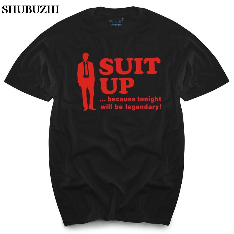 

Suit Up Legendary | How i met your mother XS-XXXL T-Shirt men s top tees brand tee-shirt man tshirts 4XL