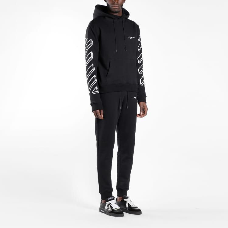 Off-White Chain Arrow Slim Hoodie OMBB034E181920241001