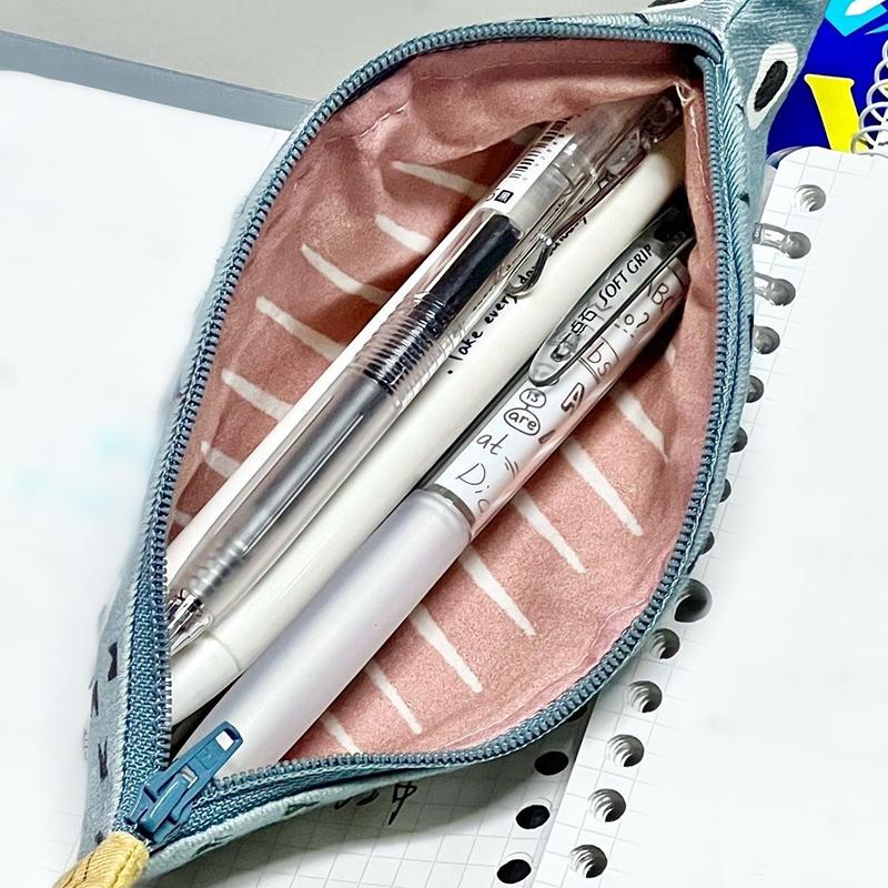 

Creative Cute Simulated Grouper Shape Pen Bag Students Large Capacity Pencils Bag Funny Cute Stationery Storage Bag Gifts 1Pc