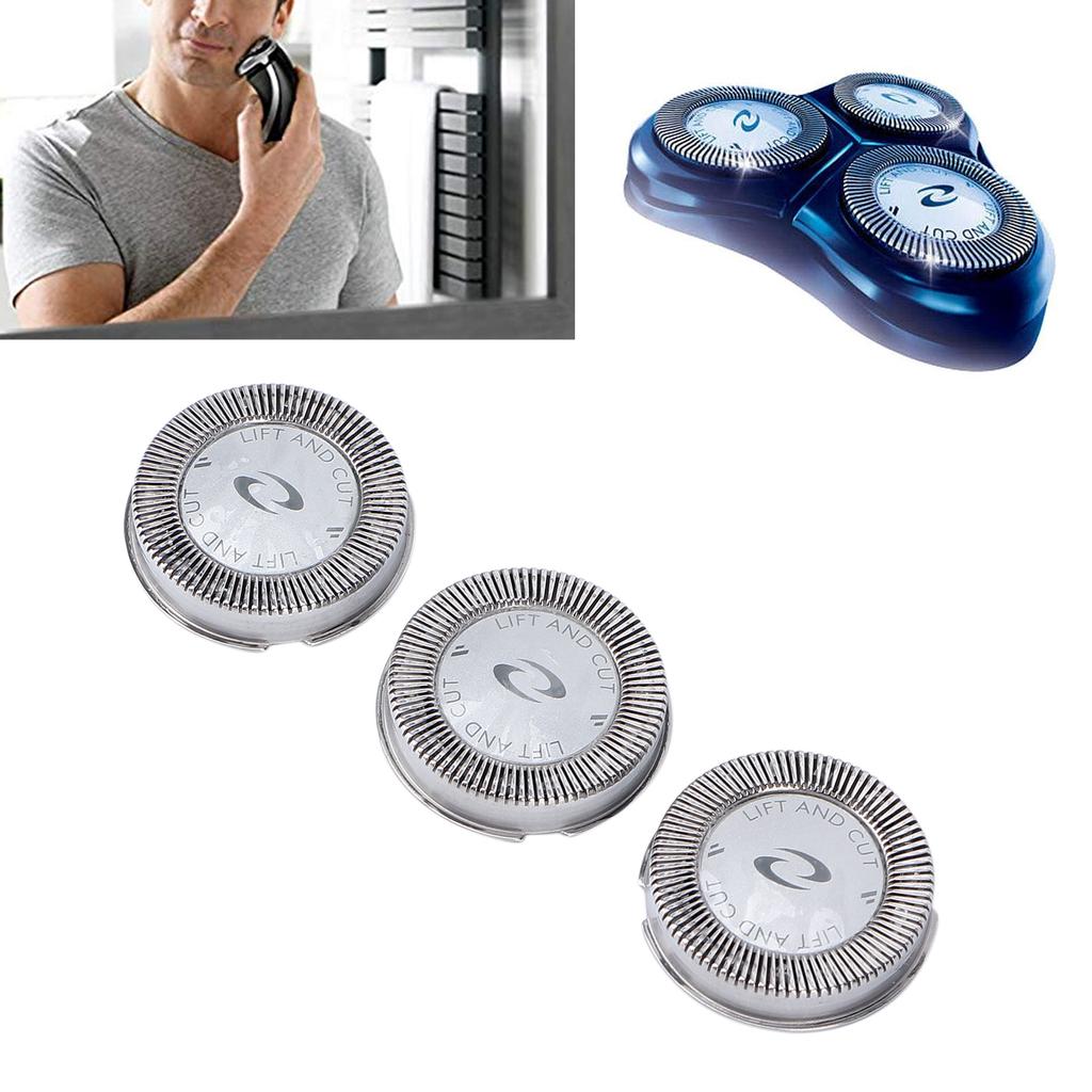 3 Pcs Electric Shaver Replacement Head Compatible Razor Blades Shaver Trimmer Head Fit for HQ3