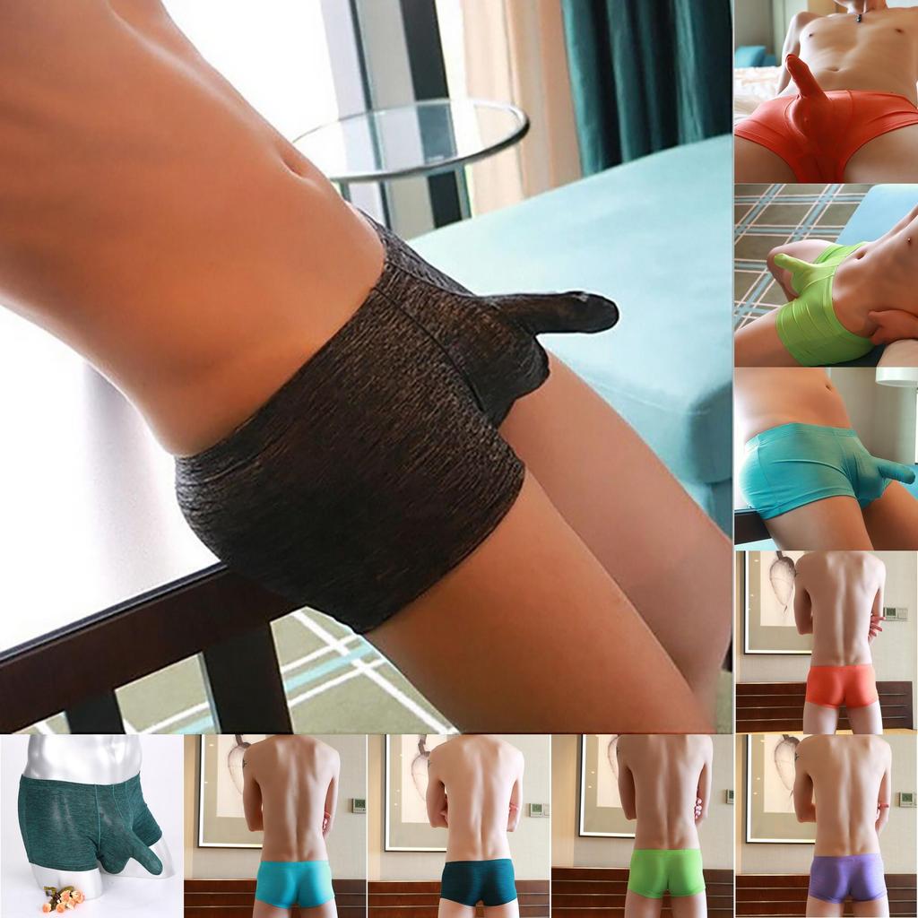 Vielseitige Herren Sexy Ausbuchtungstasche Unterhosen Elefantennase Boxershorts für jeden Anlass