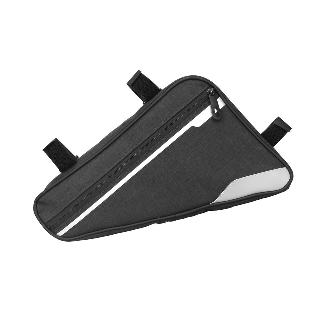 Dreieckige Fahrrad-Rahmentasche mit großer Kapazität, wasserdicht, für Mountainbike, Rennrad, Fahrradtasche, schwarz