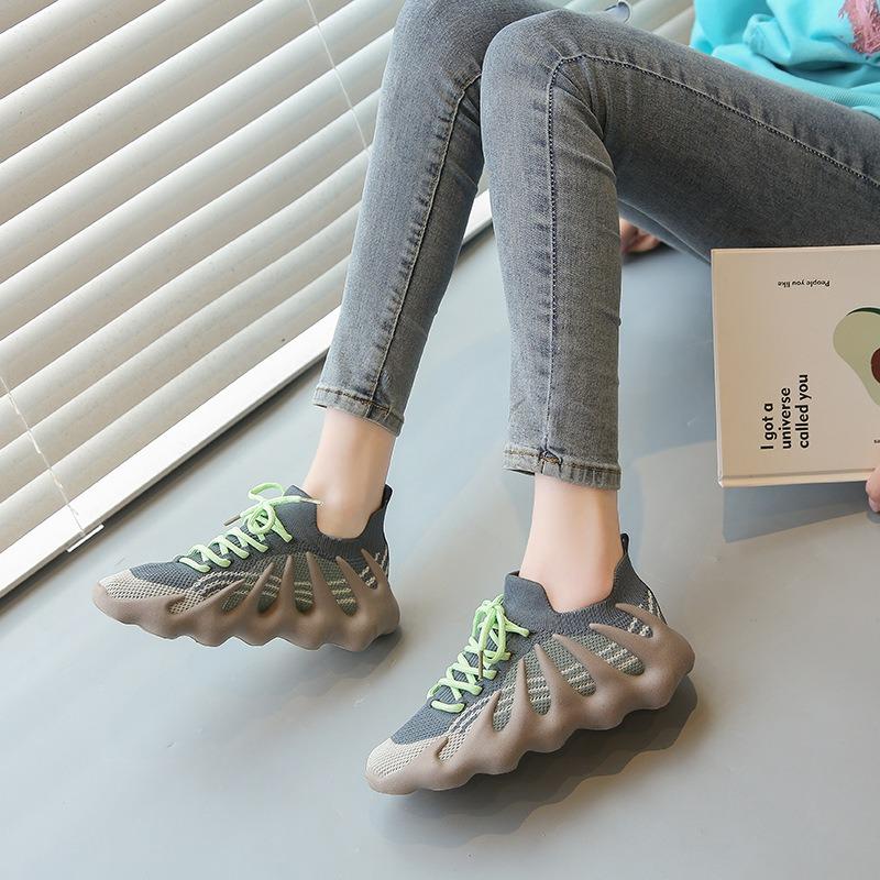Flying Weaving Women's Autumn New Breathable Casual Fitness Sports Running Shoes