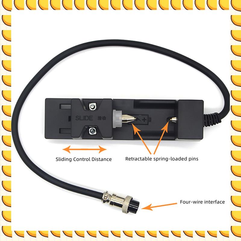 

BAAU 18650 26650 21700 Lithium Battery Four-Wire System Internal Resistance Meter Test Bracket Battery Fixture Clamp Holder NONE