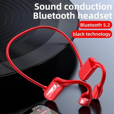 BL09 Bluetooth 5.0 Bone Conduction Headphones Wireless Hands-Free Sports Earphone Stereo with Microphone for Smart Phone