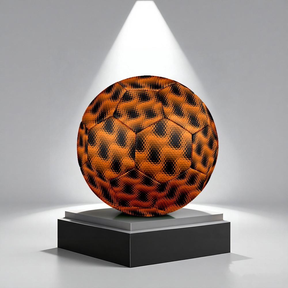 1 Stück Orange Größe 5 Fußball Professioneller Spiel-Trainingsfußball Indoor & Outdoor Sportball Leicht Langlebig c65201