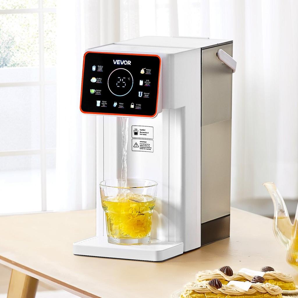 Instant Hot Water Dispenser, Countertop Boiling Water Dispenser with Adjustable 6 Temps & 8 Water Volumes, 101oz(3L) Removable Water Tank, Quick