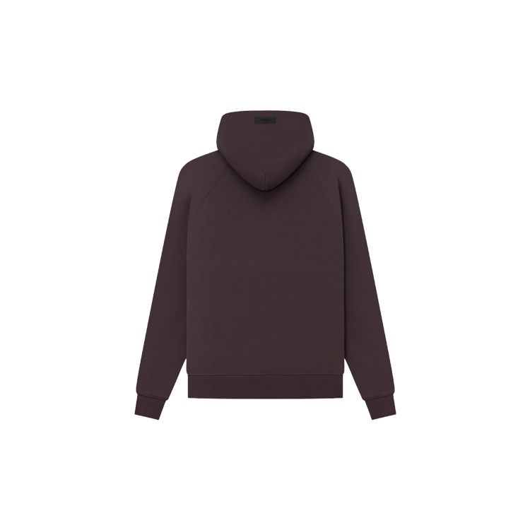 Fear of God Essentials SS23 Fleece-Lined Warm Hoodie Men Hoodie Plum FOG-SS23-005