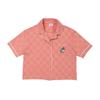 MALBON GOLF Panama Bucket Jacquard Polo Shirt Orange (Woman)