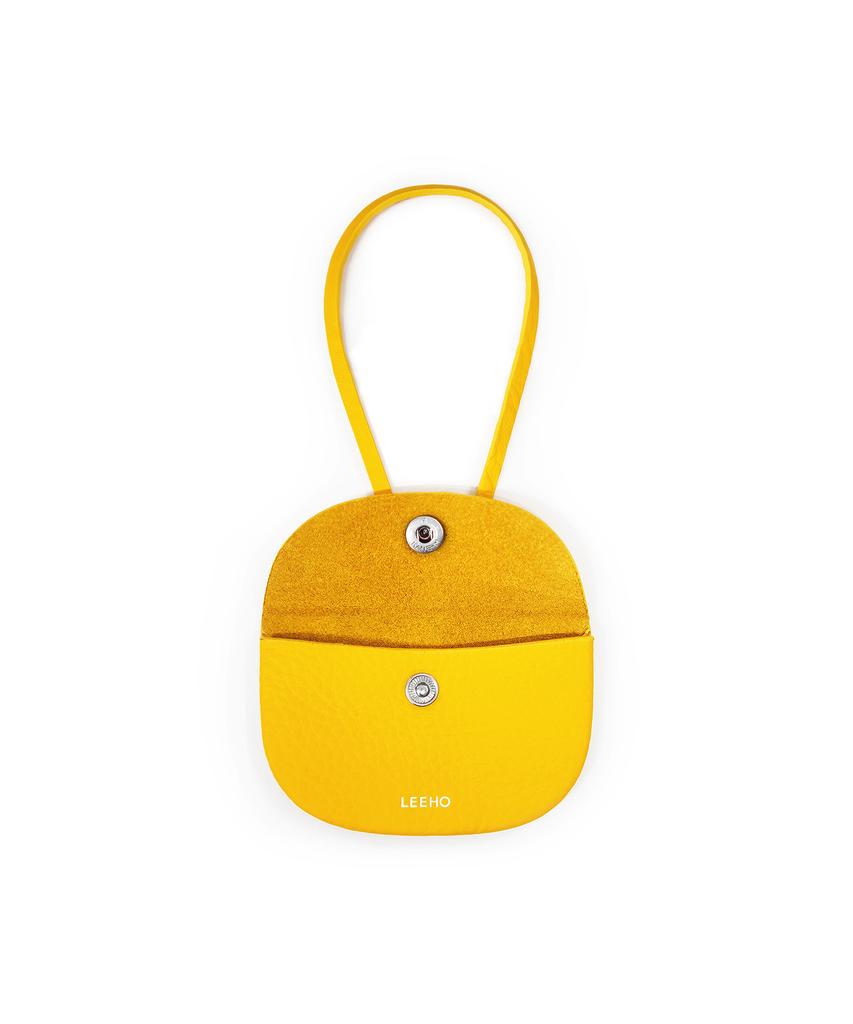 Leeho Card Wallet Bag Charm Karina S (Yellow)