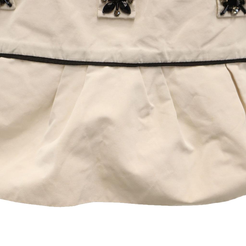 Louis Vuitton Hergestellt in Frankreich Kurzarm Bustier 34 Elfenbein Damen Gebraucht