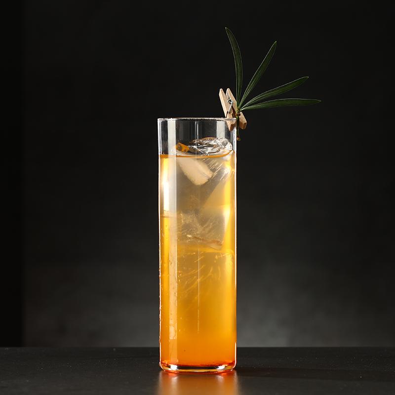 4PCS Extra Light Crystal Highball Glasses Barware Collins Tumbler for Water, Juice, Beer, and Cocktail Set of 4
