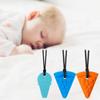 Baby Teether Pizza Ice Cream Shape Sensory Chew Necklace Silicone Teeth Glue For Teething Autism Biting Chewing Baby Care