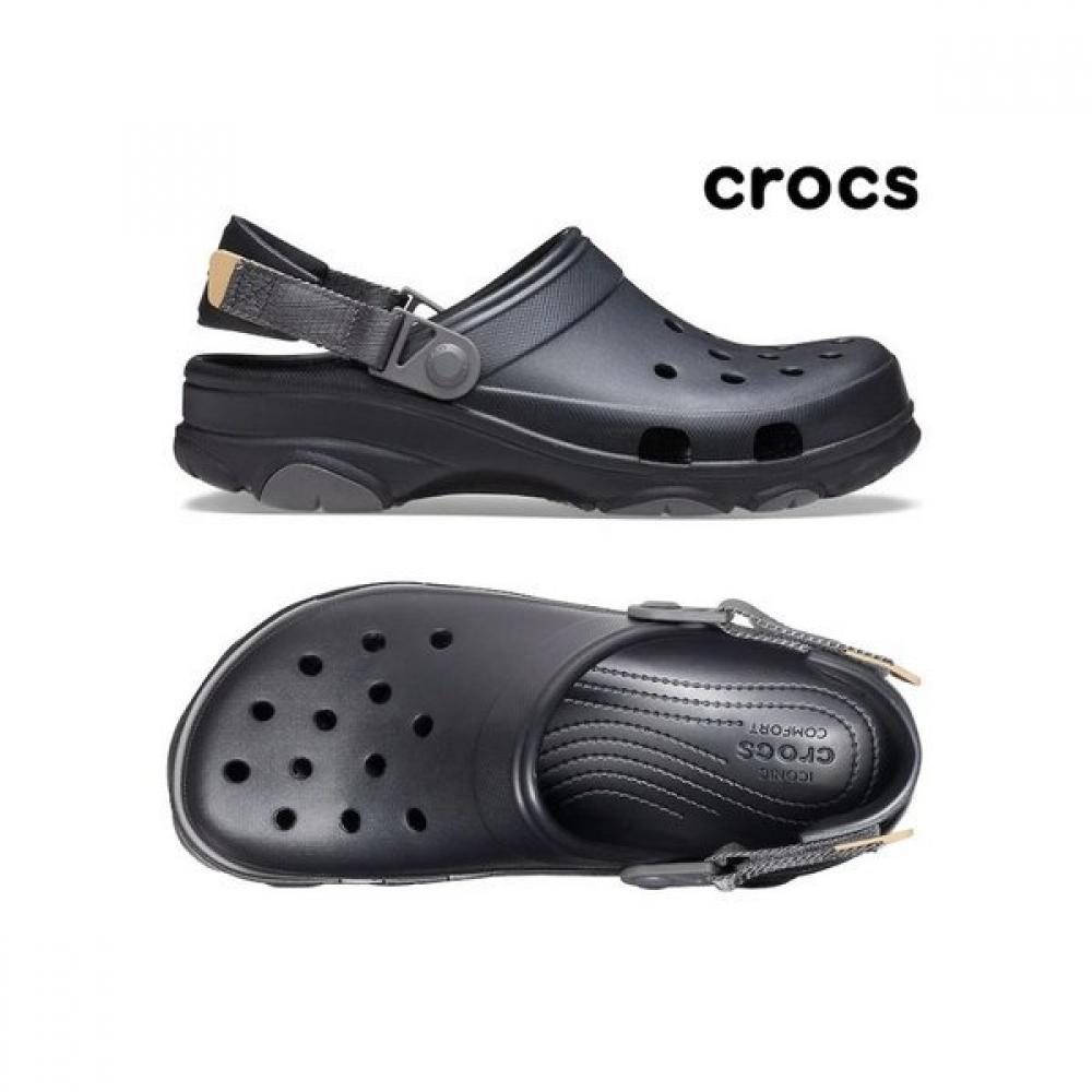 Crocs Unisex All Terrain Clog Slipper 206340 001 Black