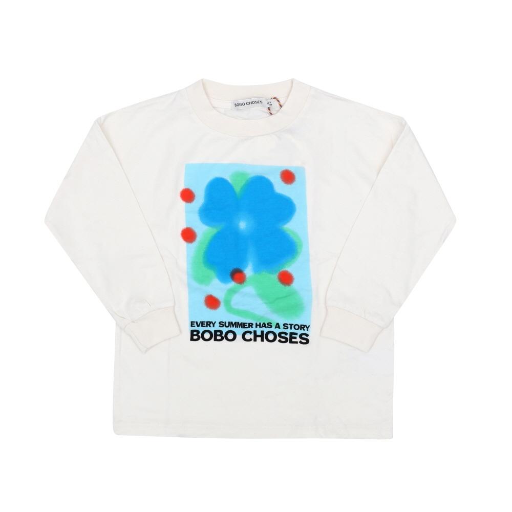 Bobo Choses Kids Sweatshirt Summer Story B126ac003 101 B126AC003 101 (4A)