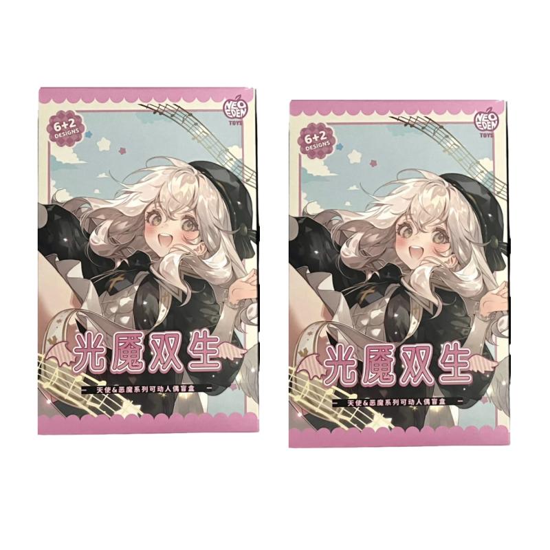 Neo Eden Mjd Doll Blind Box Light Nightmare Twin Series Movable Anime Figure Collectible Toy Desktop Decorative Ornaments  Pvc