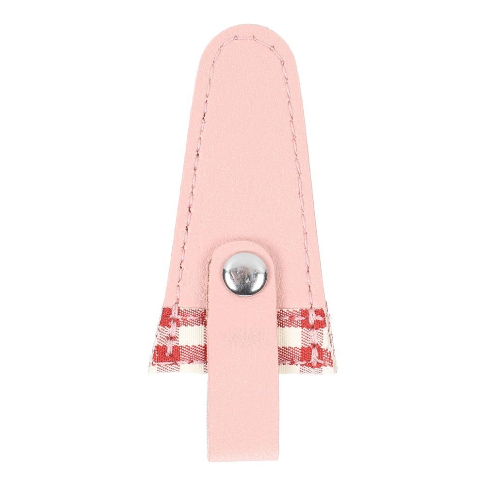 Color Lattice Scissors Protective Cover Protective PU Leather Scissors Cover For Embroidery