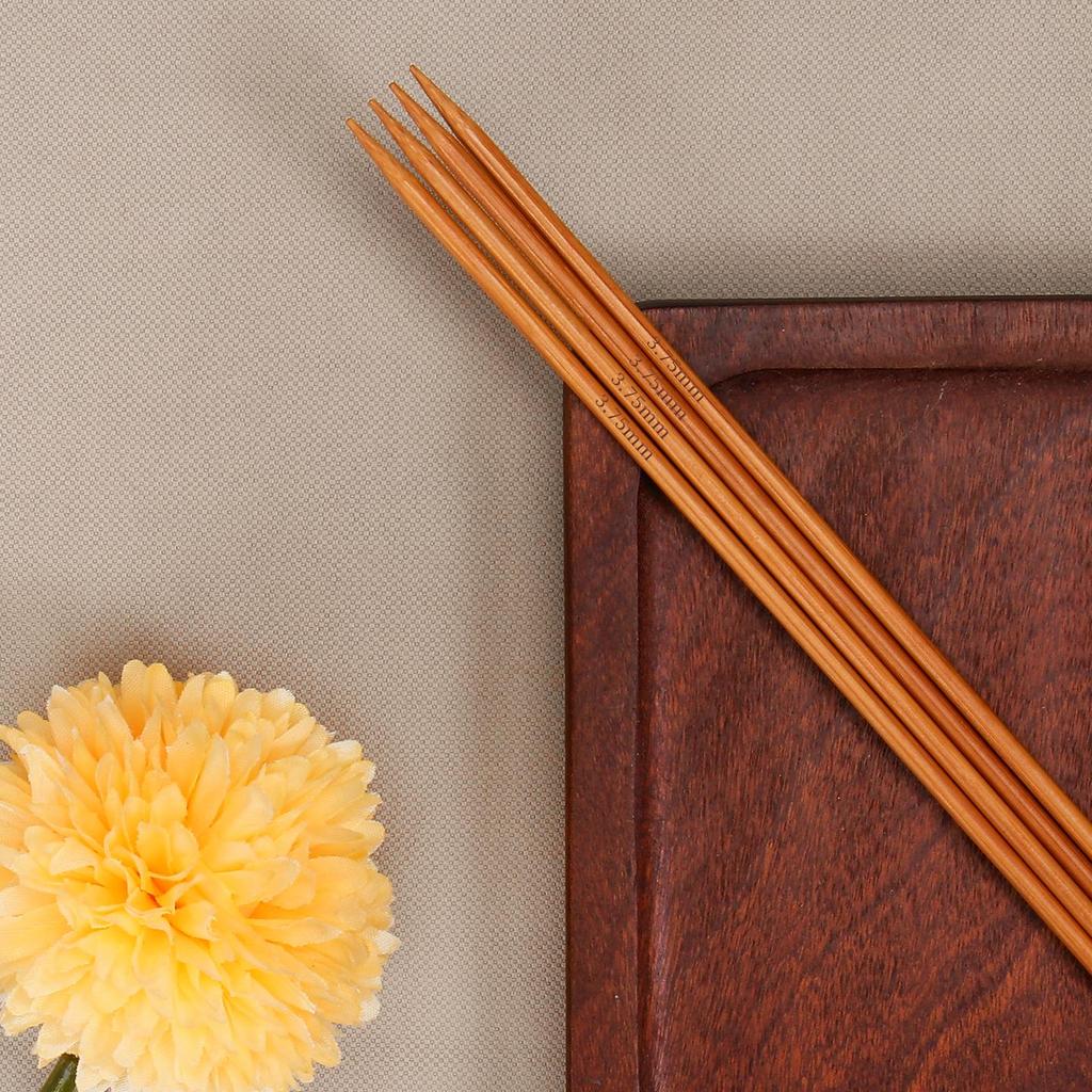 Zestaw bambusowych drutów do robienia na drutach: Pełny zestaw do szalików, swetrów i nie tylko