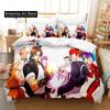 3d Printing Anime The King Of Fighter Bedding Set Boys Girls Twin Queen Size Duvet Cover Pillowcase Bed Kids Adult Home Textile