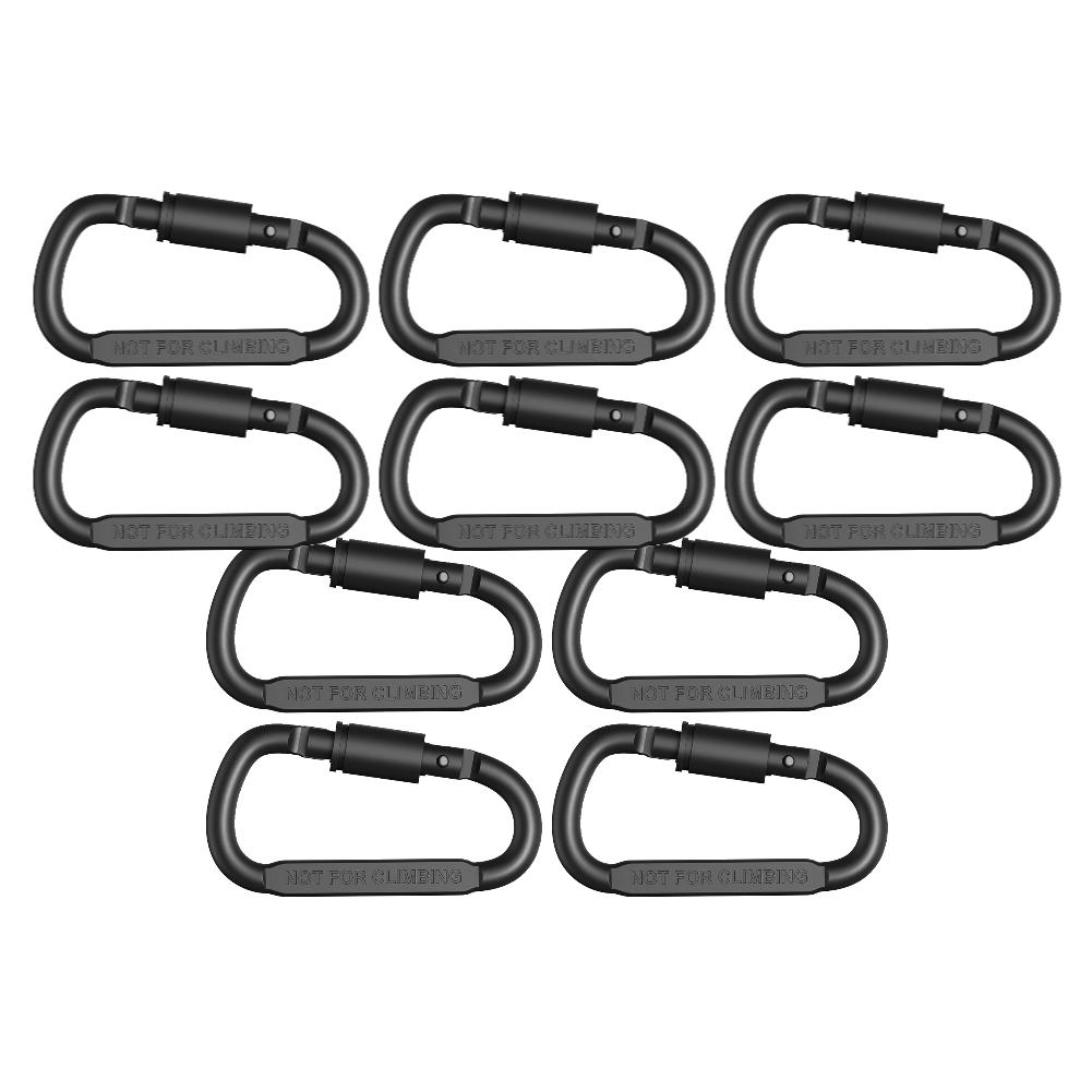 2-20Pcs Mini Carabiner Clips Alluminum Alloy D-ring Buckle Spring Snap Clip Hooks Keychain Carabiner for Keys Climbing Tools