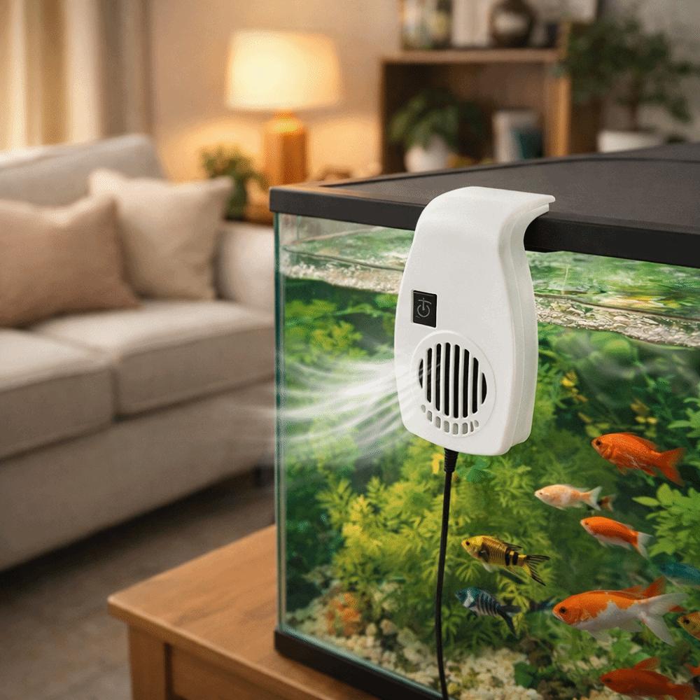 Energy Efficient Aquarium Chiller Fan Wall Mount Aquarium External Fan  Aquarium