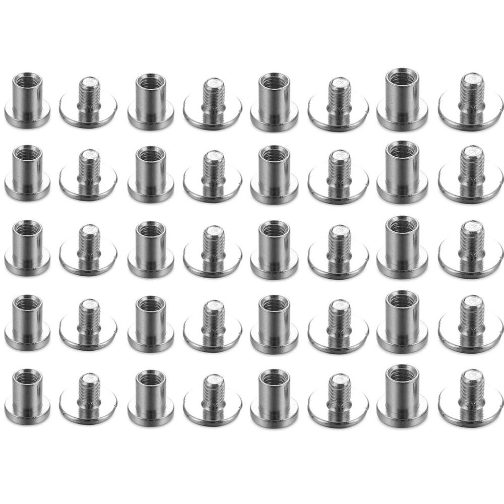 20pcs Heart Pattern Rivets Copper Leather Craft Belt Wallet Solid Brass Nail Rivets Screws Cloth Button Decoration Nail DIY Tool