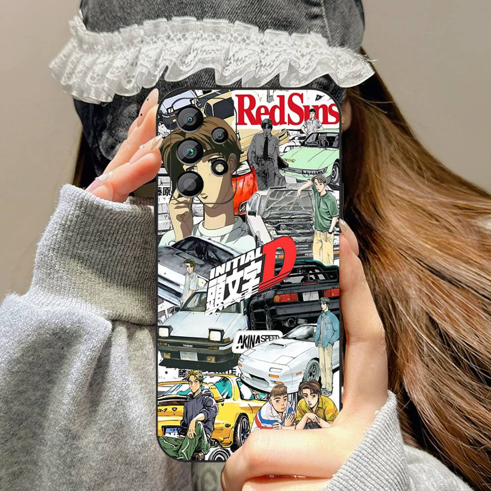 

Road Racing Anime I-Initial D Phone Case For Samsung A 52 53 21 32 13 12 71 31 51 40 72 73 70 22 42 50 30 20 21 Shell Samsung A13 5G