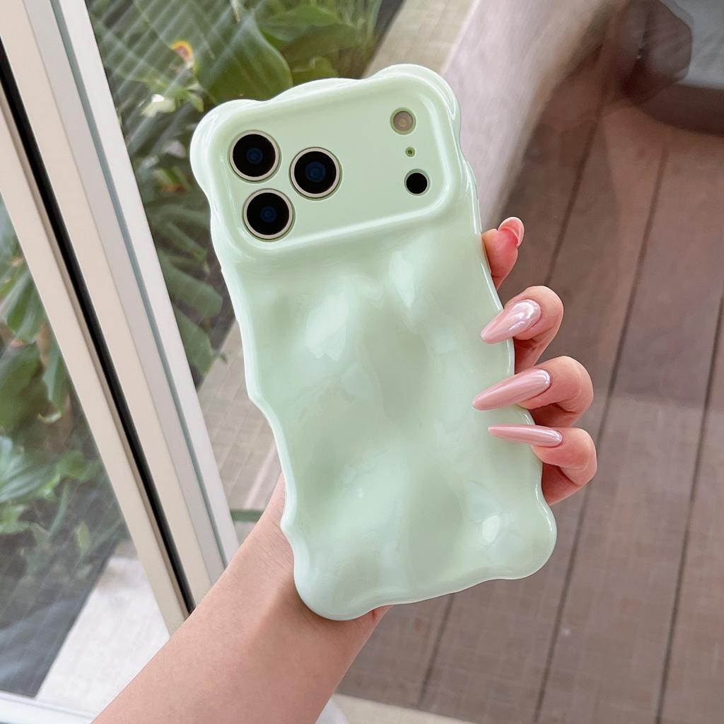 Korean girl candy color bubble case for iPhone16Pro max mobile phone case Apple 17 new 14/15