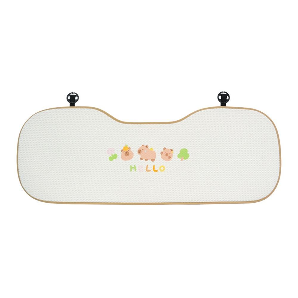 Breathable Summer Car Cartoon Cushion Protector Pad Capybara Car Seat Cushion  Auto Accessories
