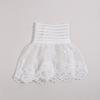 Pleated Elastic Sleeve Cuffs Double Layer Horn Cuffs Decoration Lace Sleeve  Women's Daily Wear