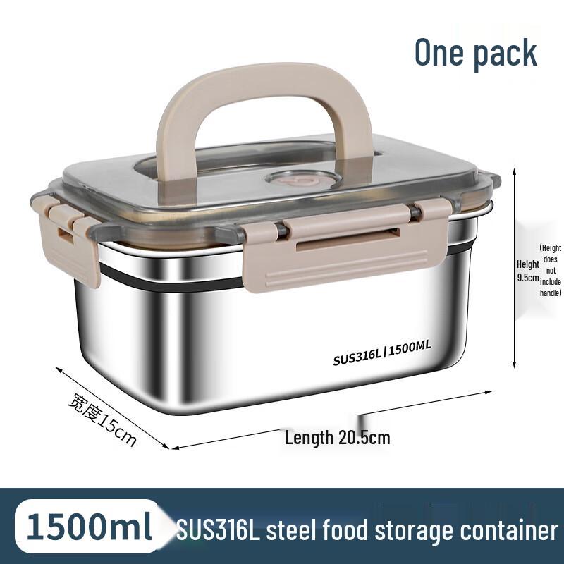 316 Stainless Steel Food Storage Container