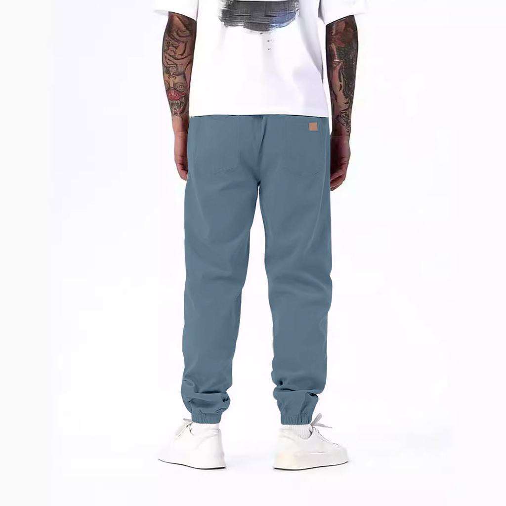 Pánské volné sportovní kalhoty s dlouhým panelem, fitness, běžecké a tréninkové kalhoty