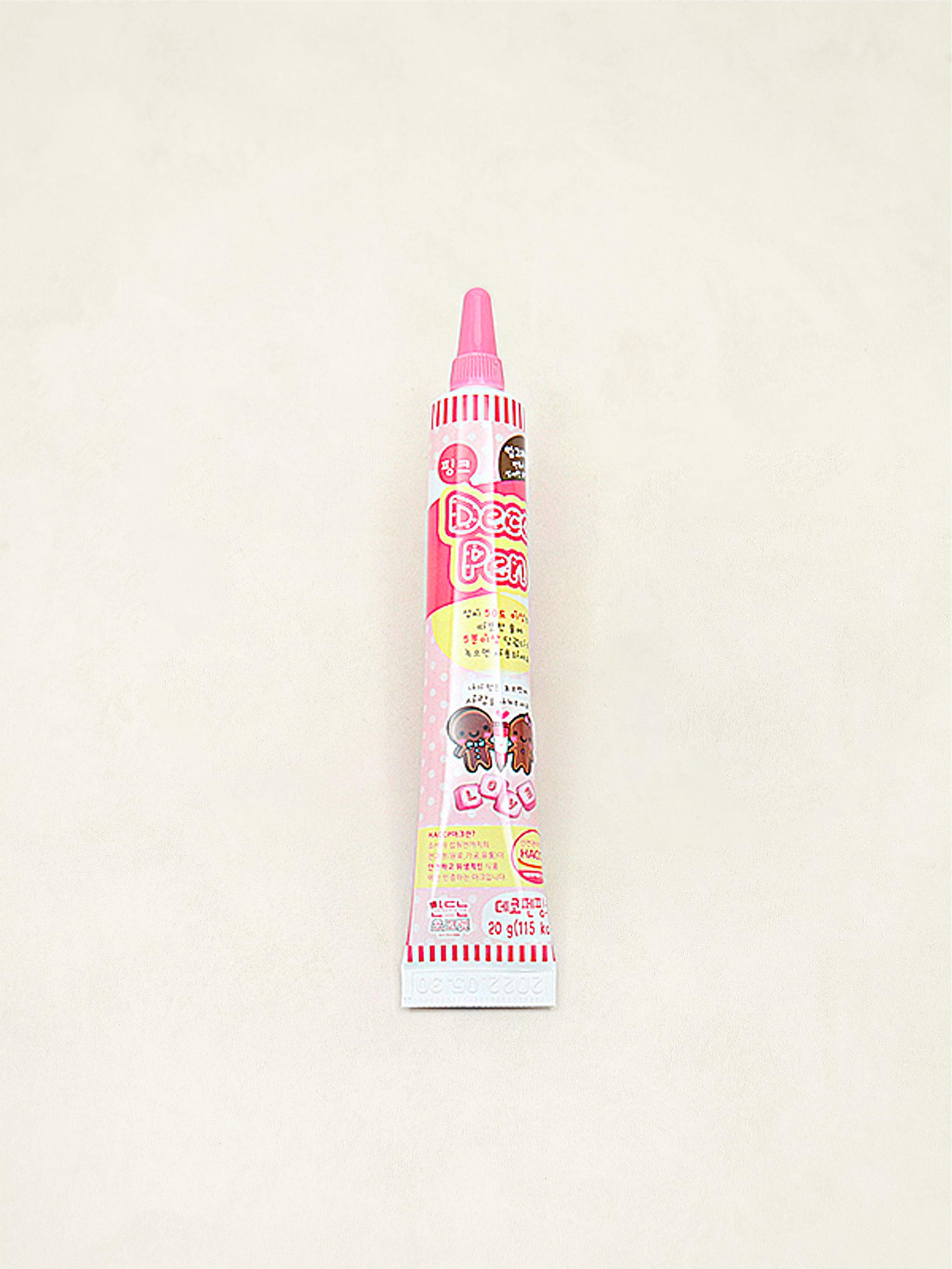 Pink Edible Decorating Pen for DIY Baking & Desserts 1ea