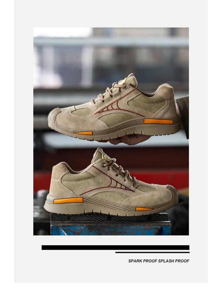 Cross-Border Protective Electrician Safety Shoes: Anti-Smash, Anti-Puncture, Insulated, Breathable, Anti-Odor, Slip-Resistant.