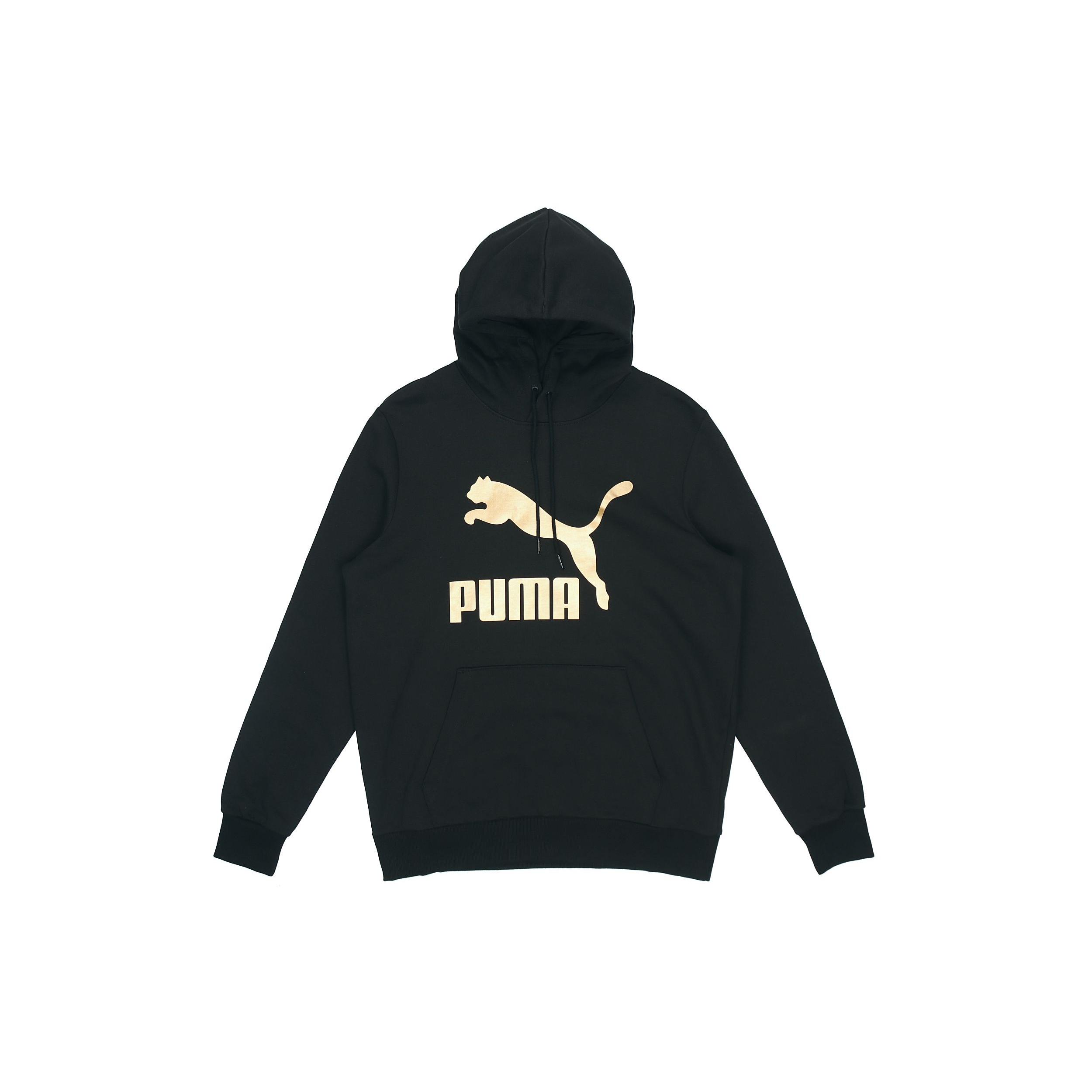 PUMA Classics Bronzing Logo Printing Sports Black Men s 531370-56 S
